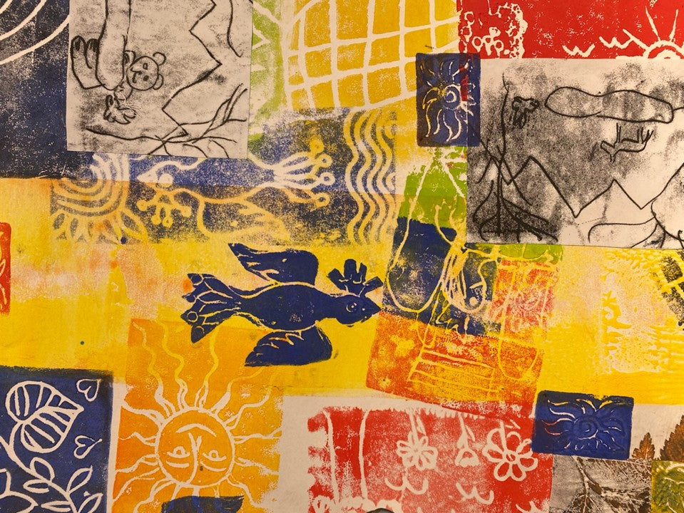 Experimentelle Druckwerkstatt für Kinder und Erwachsene