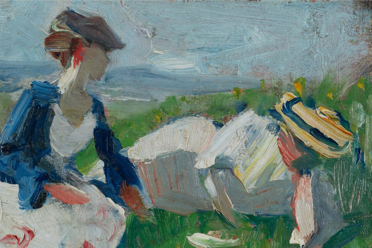 Franz Marc. Zwei Frauen am Berg
