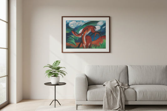 Franz Marc. Rote Rehe II