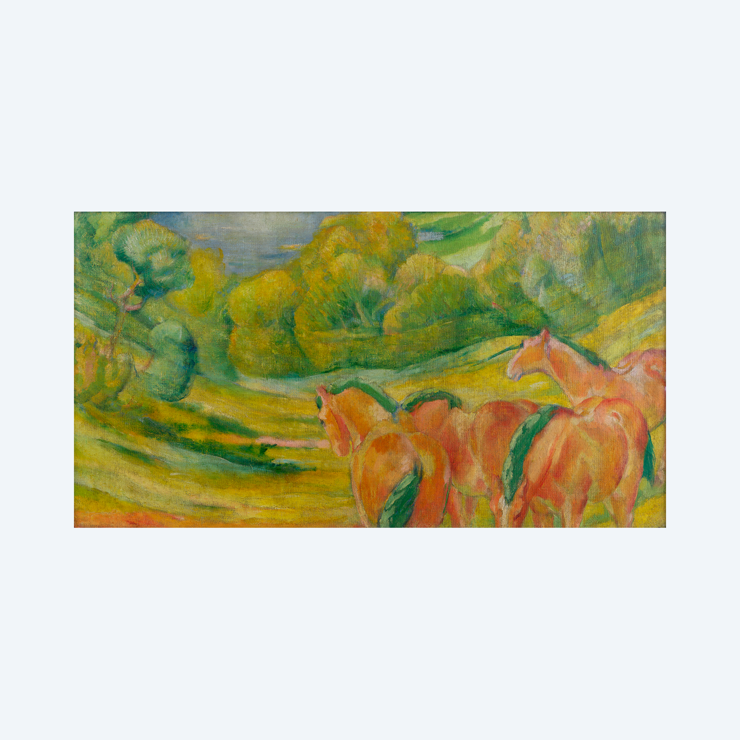 Franz Marc. Große Landschaft I