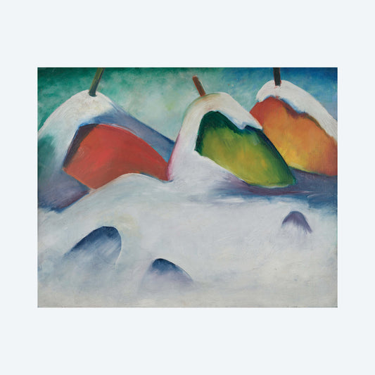 Franz Marc. Hocken im Schnee