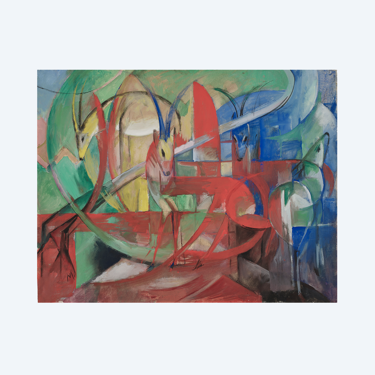 Franz Marc. Gazellen