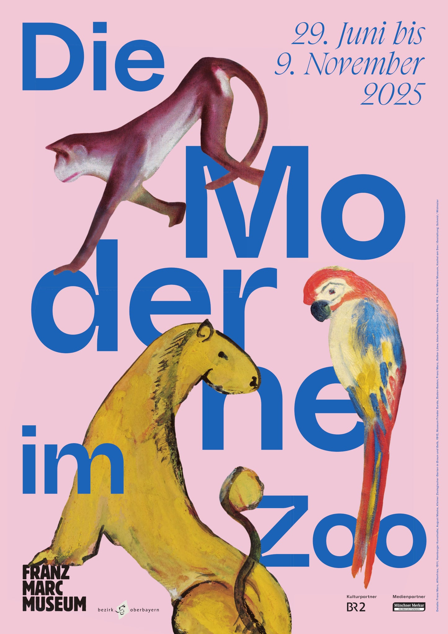 Plakat Die Moderne im Zoo