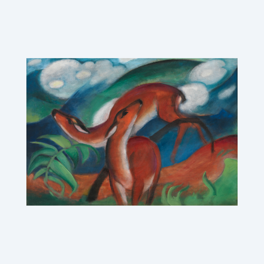 Franz Marc. Rote Rehe II