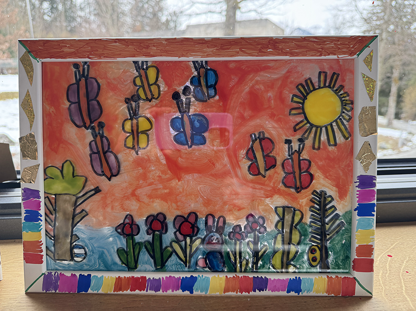 Licht und Transparenz - Hinterglasmalen