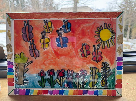 Licht und Transparenz - Hinterglasmalen